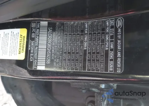 2016 Land Rover Discovery Sport Hse из США, поврежденный, VIN SALCR2BG6GH592288